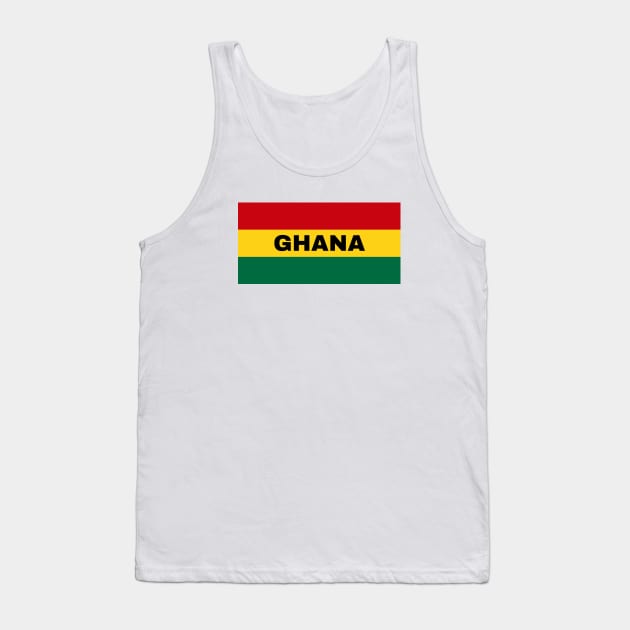 Ghana Flag Colors Tank Top by aybe7elf